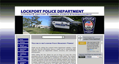 Desktop Screenshot of lockportpolice.info